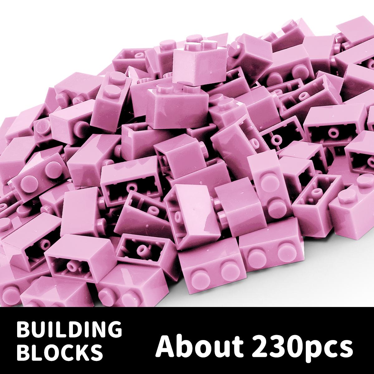 

200g 1x2 high brick Multi colour Timeless basic parts building Imaginative Playthings building blocks Playthings Add-ons Fitting 200g1x2 розовый