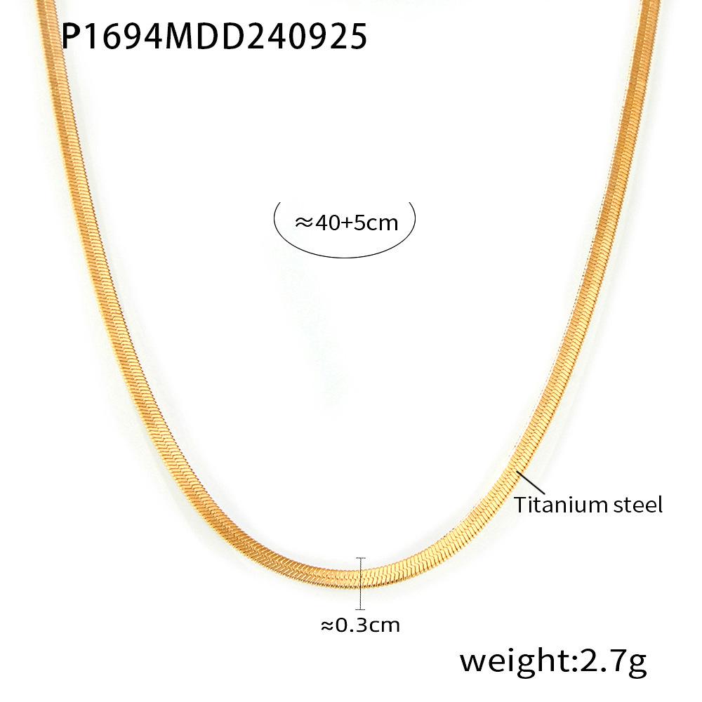 Elegant Three-Corner Rhinestone & Mother-of-Pearl Pendant Necklace