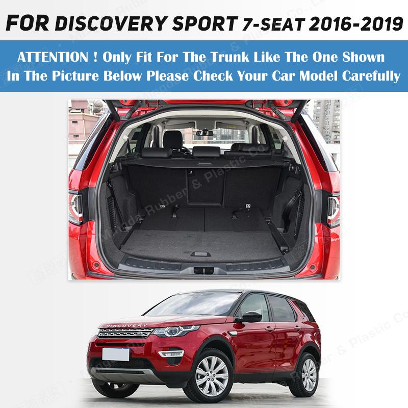 Full Coverage Trunk Mat For Landrover Discovery Sport 5/7-seat 2016- 18 17 Car Boot Cover Pad Interior Protector Accessories