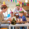 Gold Black Party Gift Box Suitable For Childrens Birthday Celebrations And Gifts