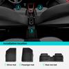 for Dacia Spring EV 2021-2023 Renault City K-ZE Renault Kwid E-Tech Electric TPE 3D Car Floor Mats Trunk Pad