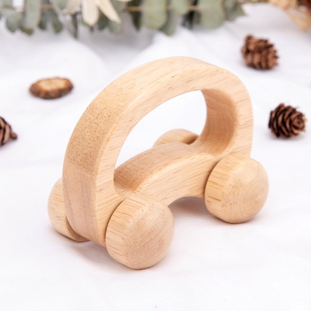 Wooden Material Baby Wooden Toys Handmade Stacking Blocks Van Montessori Toys Children