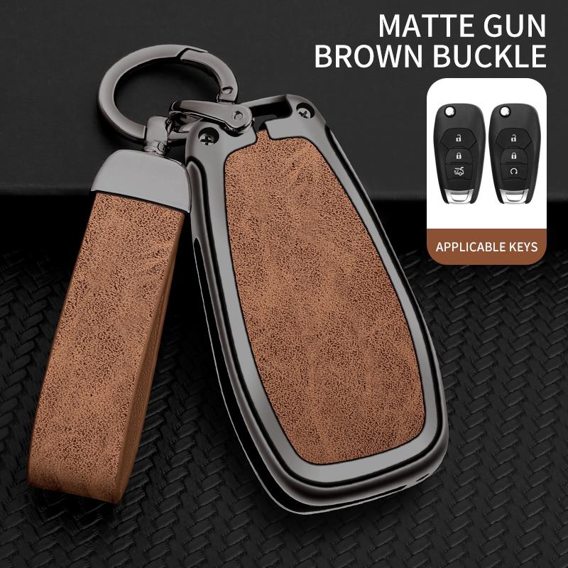 Zinc Alloy Car Key Case Cover Protector Shell For Chevrolet Cruze Cross Cobalt Captiva Spark Sonic Aveo Tracker Onix Rs Malibu