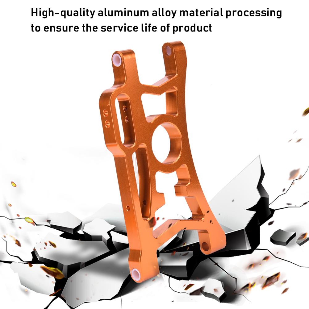 Durable Aluminum Alloy Rear Upper Arm for RC 1 5 HPI Racing Car Baja RC Vehicle Orange