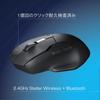 ROCCAT Kone Air Wireless Gaming Battery 19K Optical Side Side 119g Mouse, 2.4GHz/Bluetooth, Black, 800-Hour Life, Colors, Switches, Buttons, Grips, (1