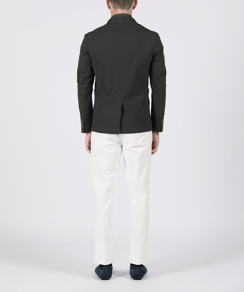 Panicale Grey Washed Casual Cotton Jacket