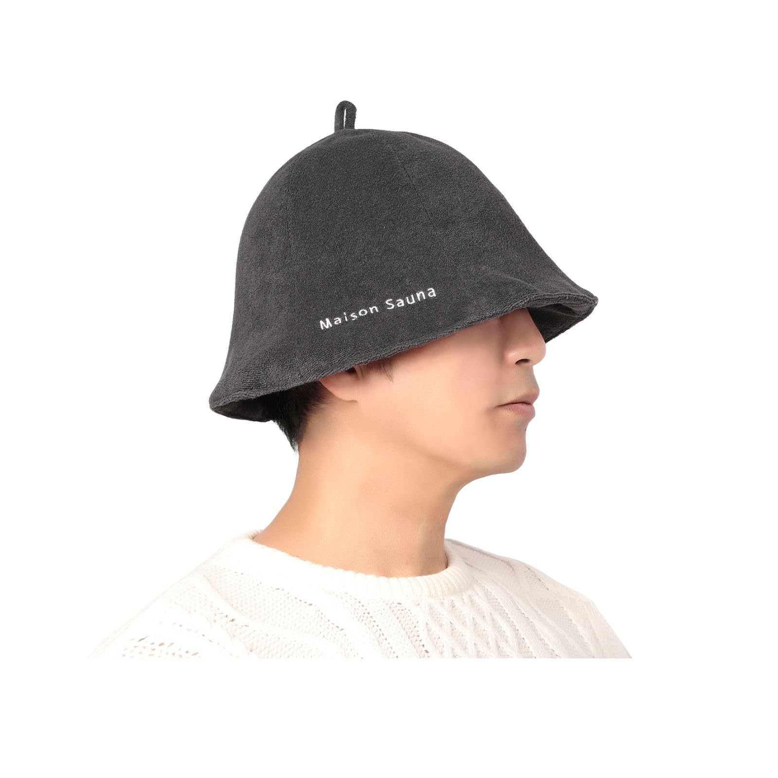 

Sauna hat hair Prevents overheating Towel fabric Easy to wash Sauna goods Stylish Gift [Maison Sauna] [Prevents damage] Men s Women s
