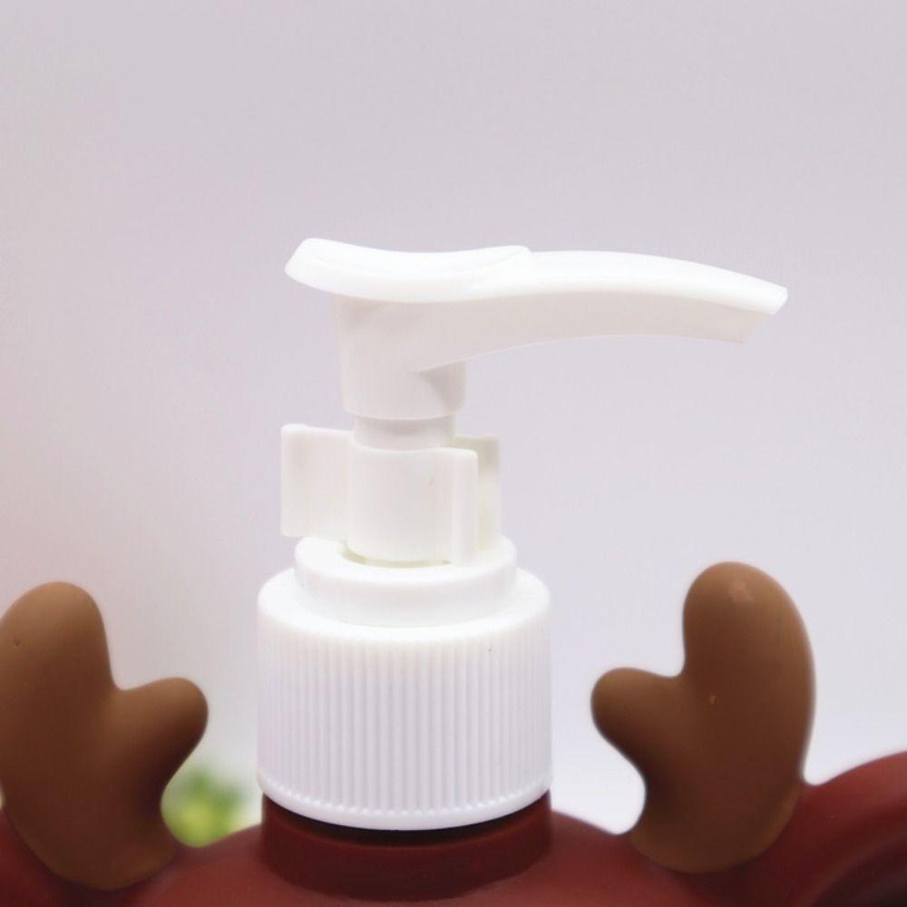 Portable Cute Cartoon Empty Pump Bottle 300ML Press Type Lotion Containers Deer Panda Soap Dispenser Travel
