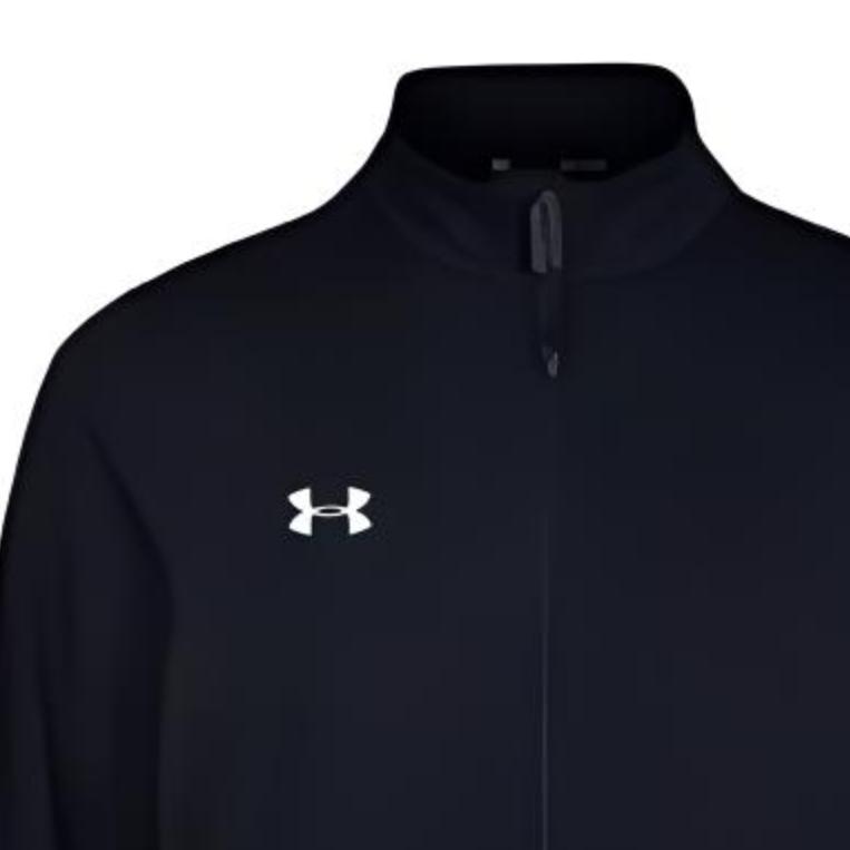 Under Armour Sports Series Womens Training Logo Print Outdoor Casual Sports Zip-Up Jacket Unisex jackets Black 24500402-001