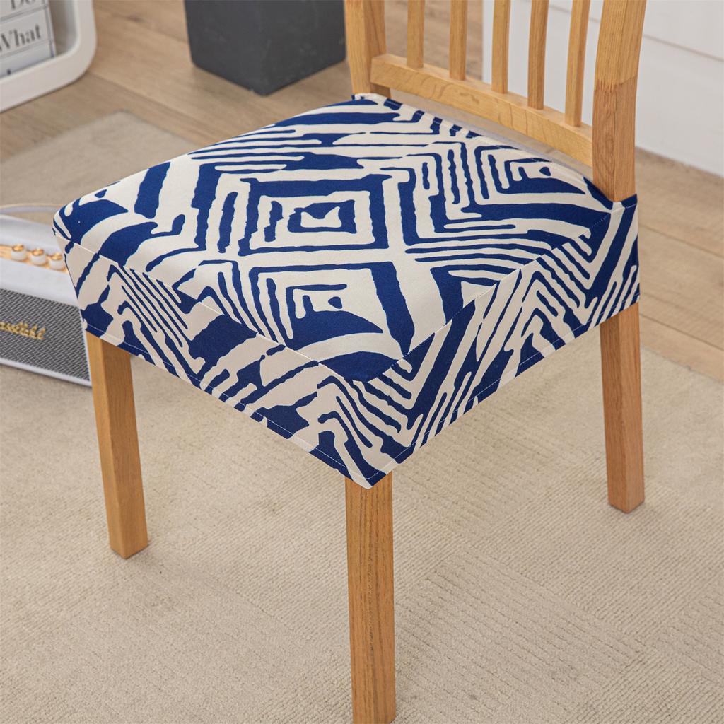 New Color Elastic Chair Cover Printed All-Inclusive Non-Slip Dining Chair Cushion Cover Home Hotel One-Piece Chair Cover