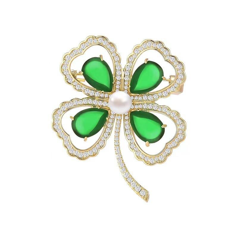 Brooch High-end Accessory for Women Coat Decorative Buckle Fashionable and Versatile Suit Pin