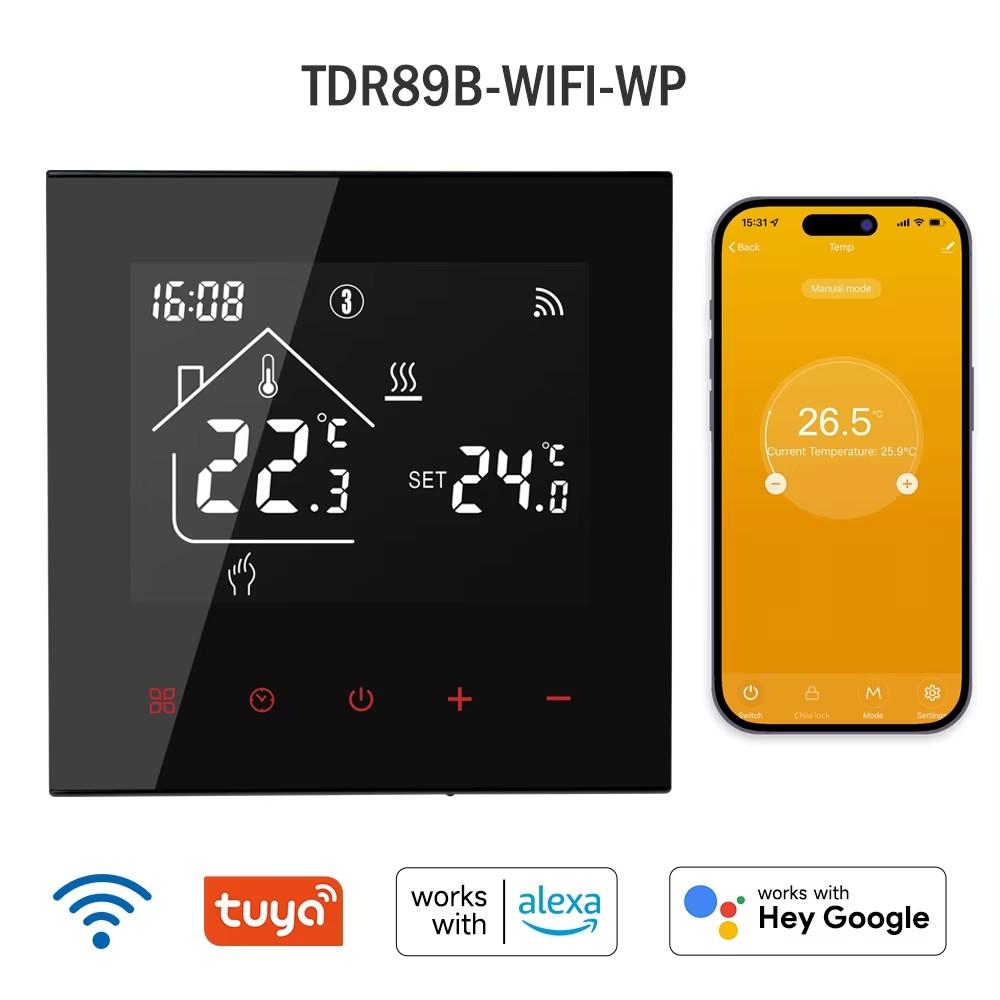 Beok Hub Controller Water Floor Zone Heating System Smart WIFI Thermostat Central Heating Controller Actuators for Gas Boiler