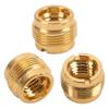 5 Pezzi Adattatore Filettatura Microfono 3/8" Femmina a 5/8" Maschio Dorato per Supporto Microfono Braccio Sospensione Microfono