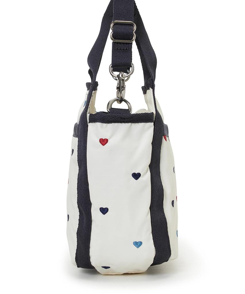 Official Shoulder Bag SMALL Heart Embroidery [LeSportsac] JENNI/8056/Tricolor