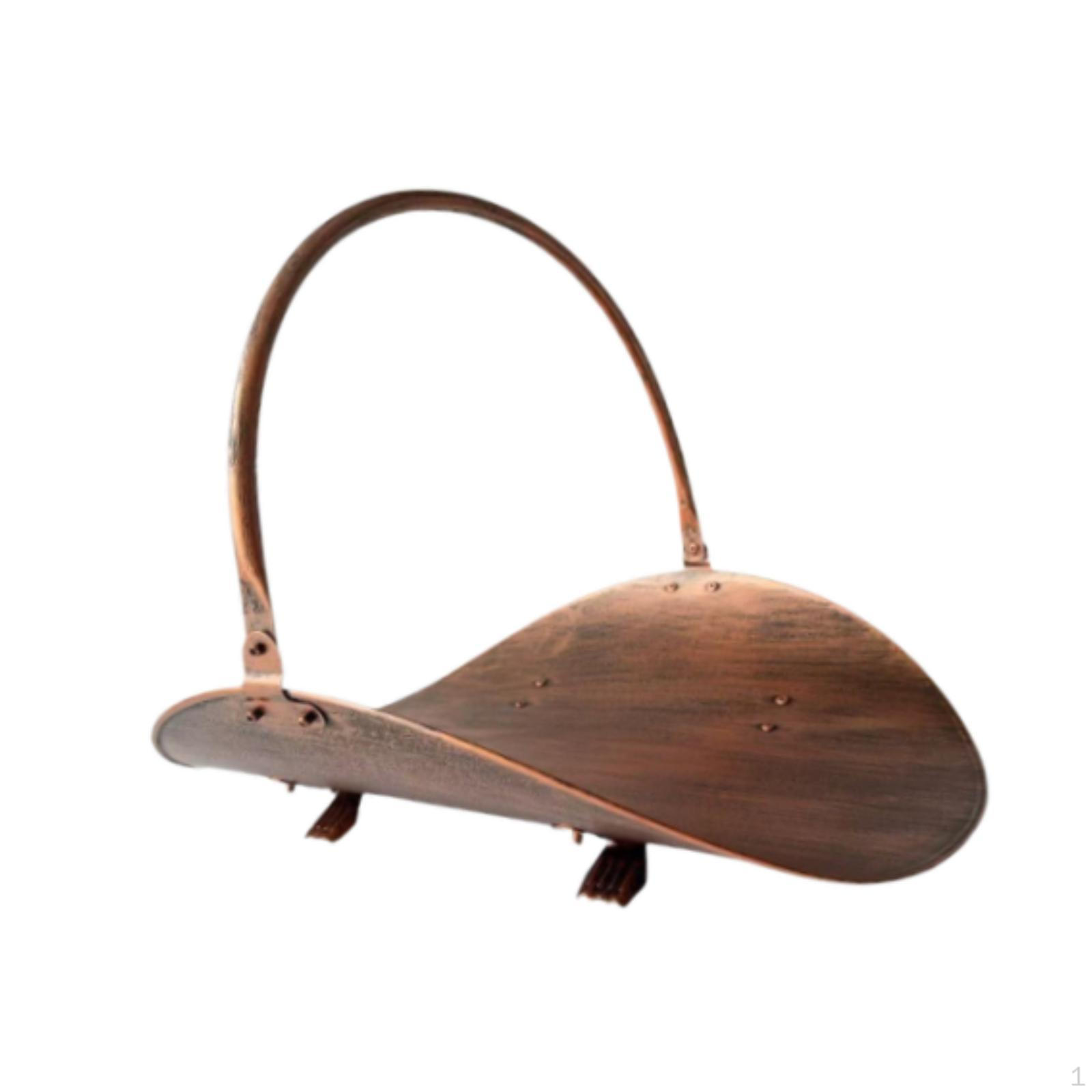 

Fireplace Log Holder,Carrier Container Multipurpose Bin Iron Indoor Outdoor Sturdy Storage