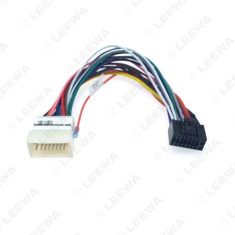 

Разъем питания Zhanxun 16P для адаптера аудио/видео для автомобиля Mitsubishi Galant LEEWA 16P Connector