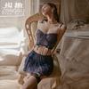 Sex Lingerie Sexy Lace Split Suspender Skirt Pure Desire Chain Tube Top Uniform Temptation Pajamas 5035