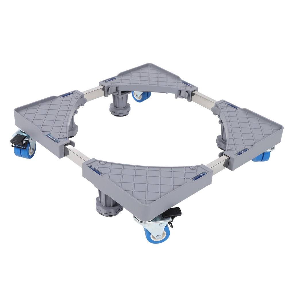 Washing Machine Stand Base Multifunction Adjustable Height 360 Degree Universal Wheels Washing Machine Storage Rack for