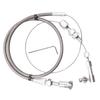 24inch Throttle Cable Stainless Steel Braided Throttle Cable Kit for Chevrolet