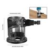 1Pcs Adjustable Aluminum Alloy Plunge Router Base Trimming Machine Base With Dust Collection Cover Electric Tool Accessories