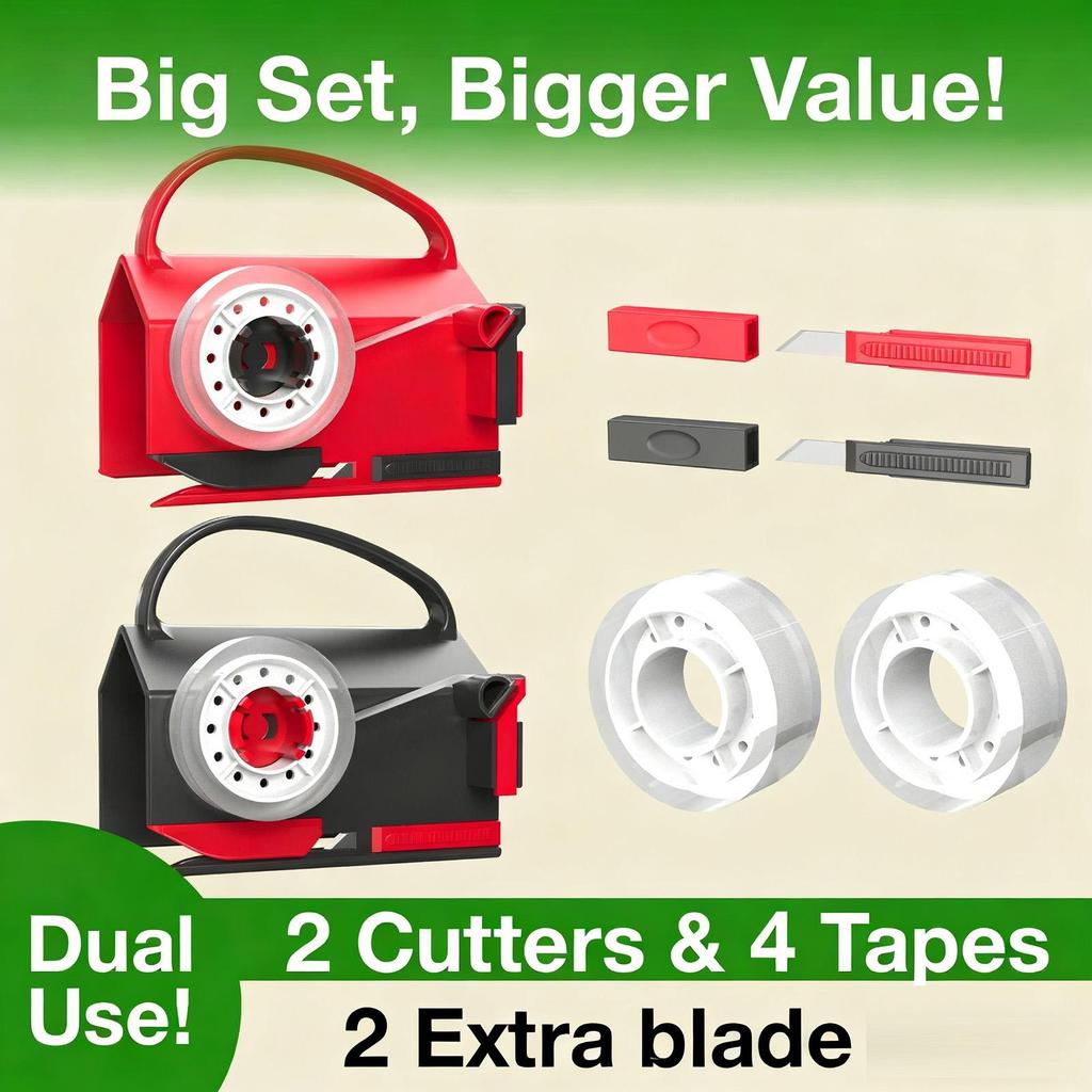 Paper Roll Cutting Roll Paper Cutter With Handle Christmas Wrapping Gadget For Student Teacher Sticker Package Film Mail