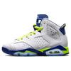 Air Jordan 6 Retro Fierce Green Pelle Ammortizzazione Antiscivolo Ammortizzazione Antiscivolo High top 543390-108