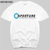 APERTURE LABORATORIES T-SHIRT - PORTAL LABS INSPIRED GAMERS Men's Top Tees Summer Brand Tee-shirts