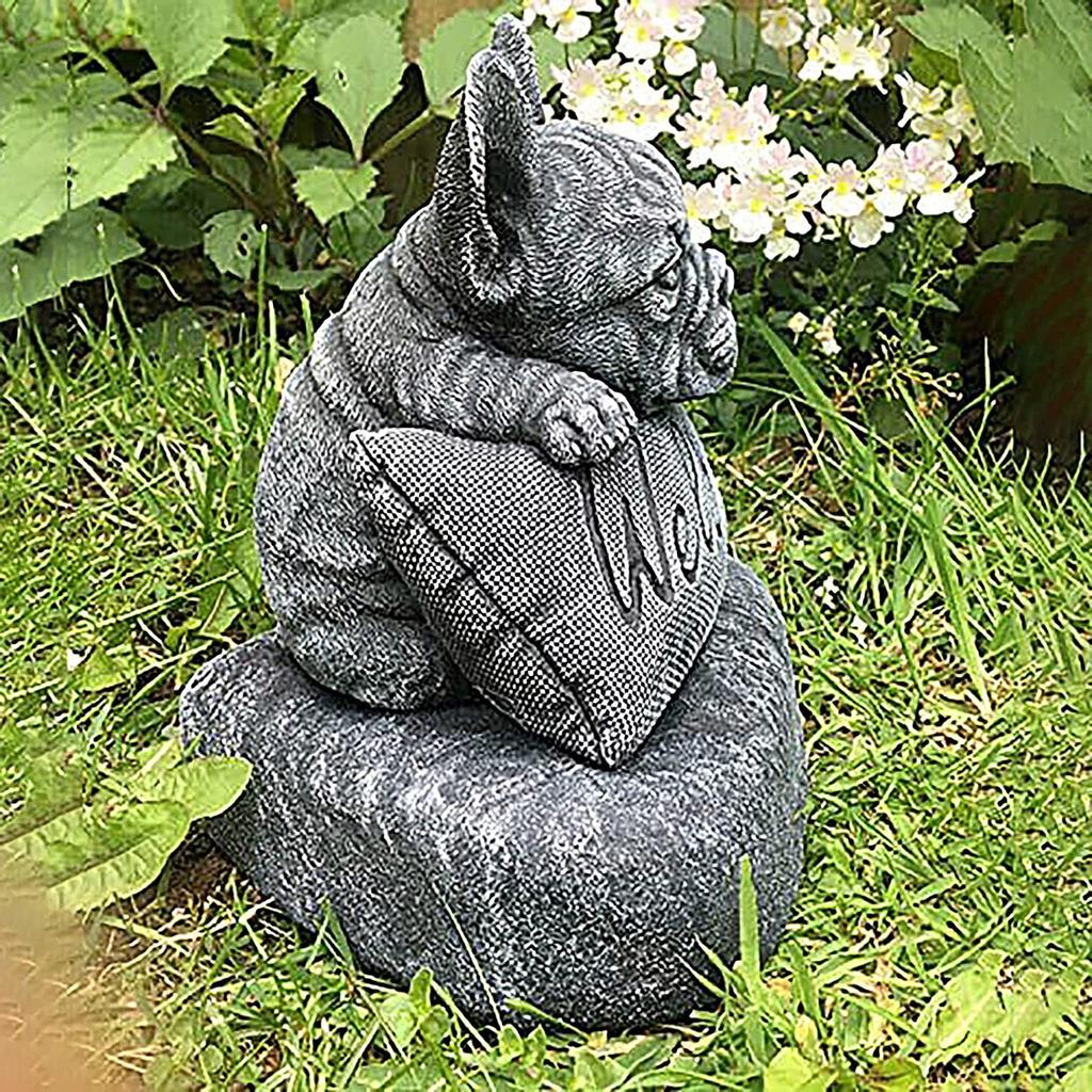 Dogs On Pedestals For The Welcome  Decorated Courtyard Dog Statue