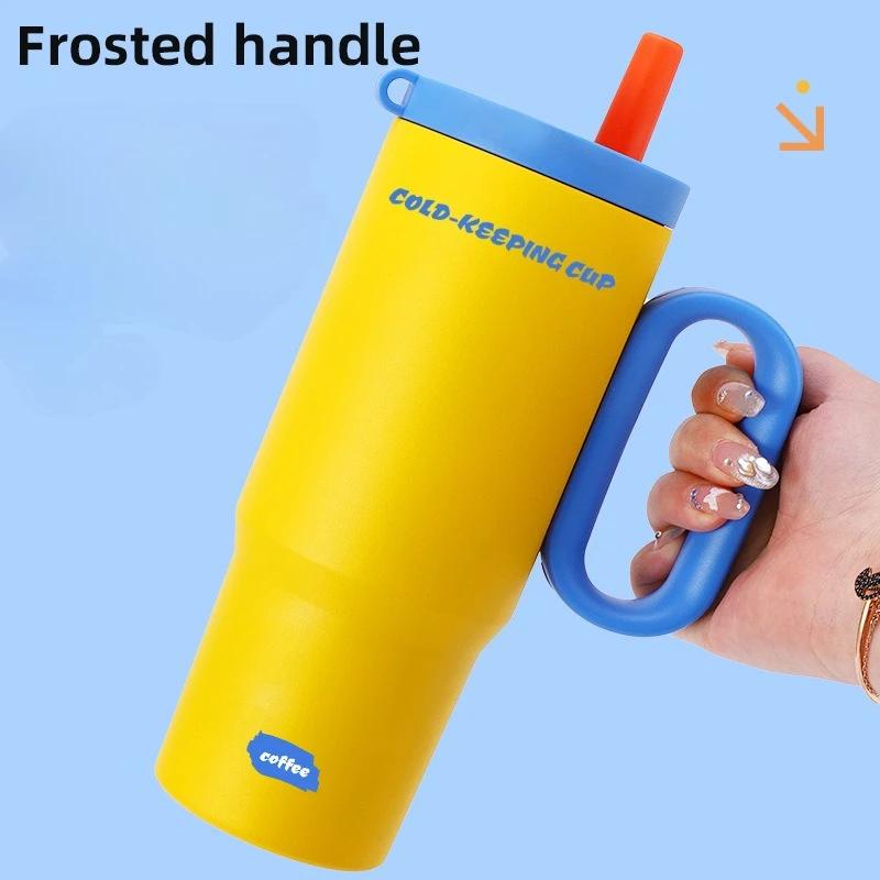 710ml Edelstahl Thermobecher Thermobecher für Mädchen Kalt und Heiß Doppelwandig Isolierter Becher Kaffee Tumbler Auto Reisebecher