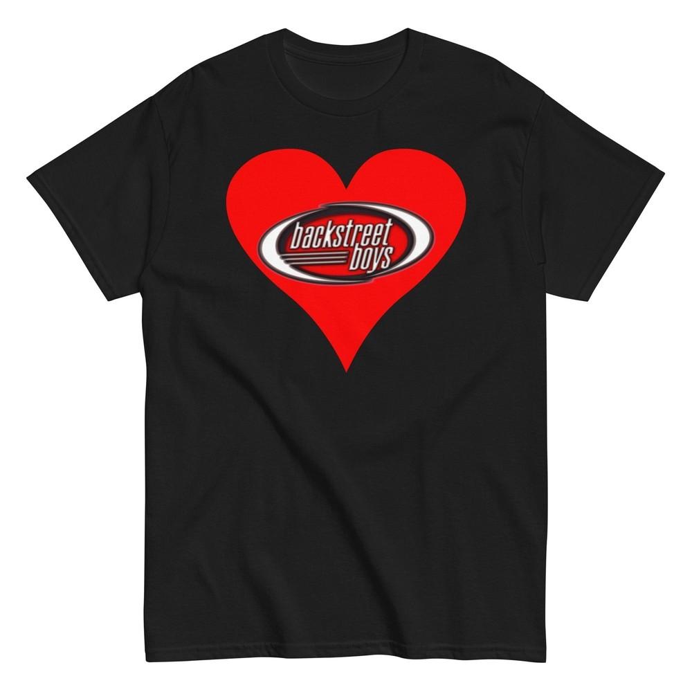 MerchMoment Backstreet BoysHeart T-Shirt T-Shirt Blk New Unisex T-Shirt S