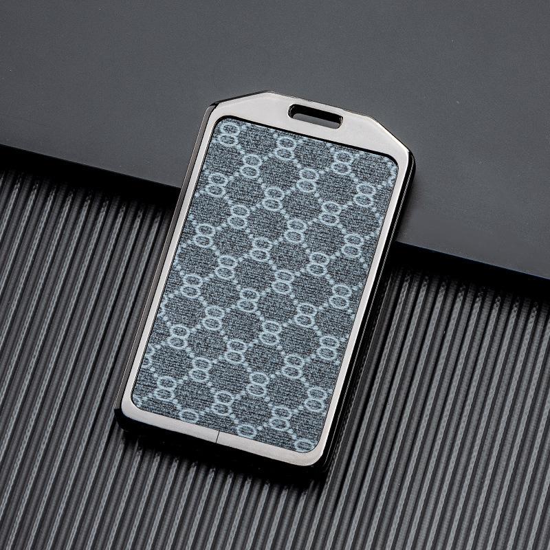 Signal Unobstructed, Suitable for Xiaopeng P7 G9 G3 P5 Metal All-inclusive Double-sided Leather Car Key Protective Case