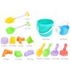 Sand Play Tool Set Sand Shovel Bucket Sandcastle Toy For Children With Bright Color for Parents Kids Beach Vacation