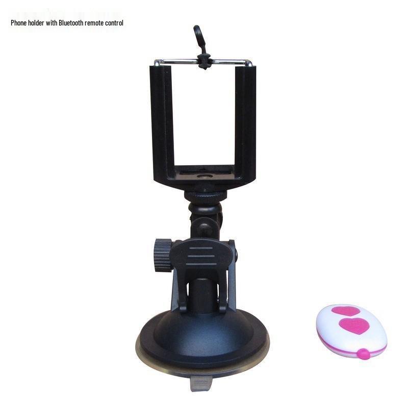 Cannon Shooting Phone Holder: Bluetooth Suction Cup Selfie Camera Stand for All Phones