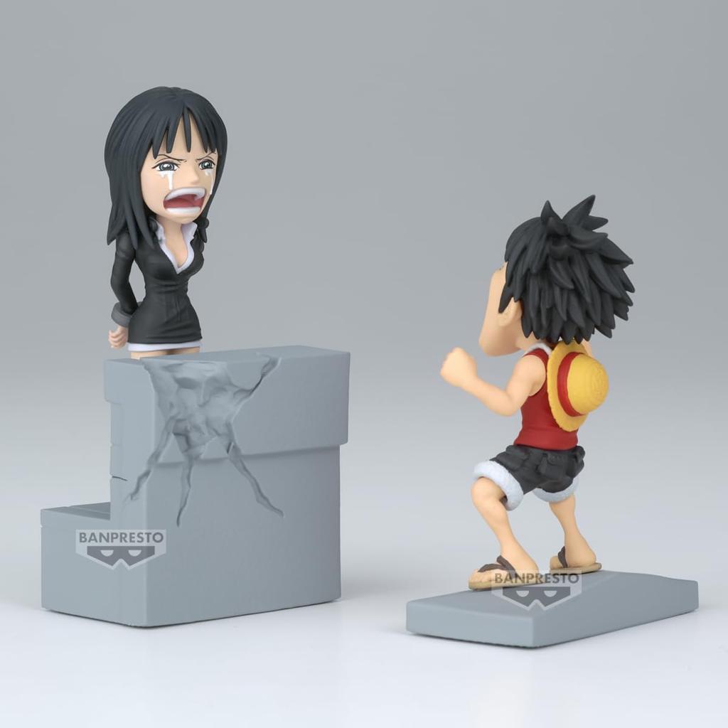 Banpresto One Piece World Collectible Figure Log Story Monkey Luffy Nico Robin D. &