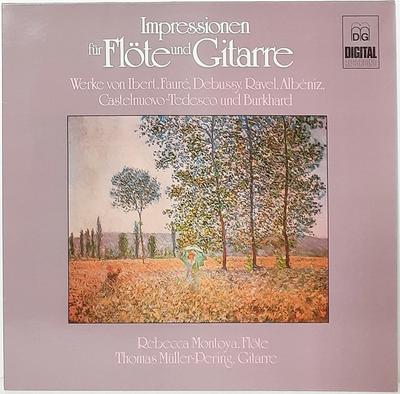 LP Record REBECCA MONTOYA THOMAS MLLERPERI Impressionen Fr Flte Und Gitarre MDGG1216 Musikproduktion Germany Classical Used