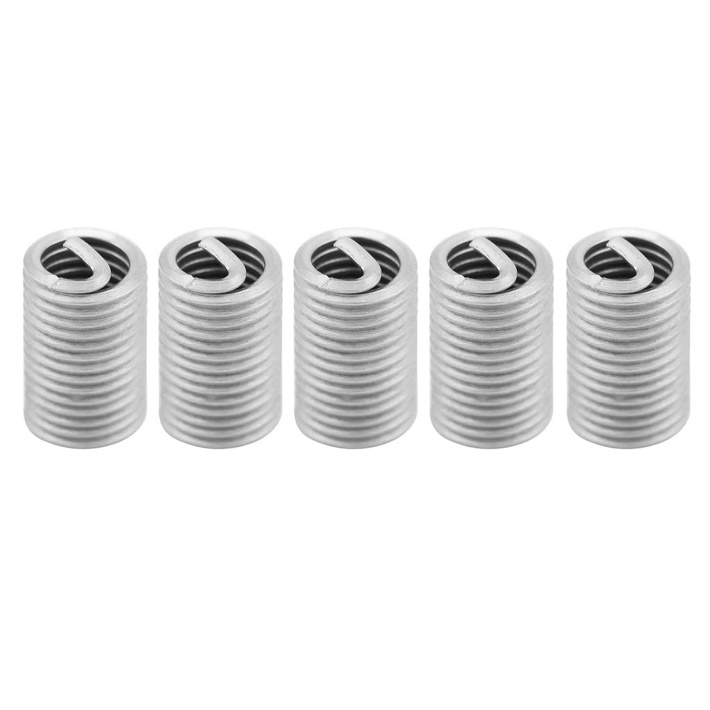 Gewindereparatureinsatz, 50 Stück SS304 Edelstahl Drahtwendel Helicoil Gewindereparatureinsatz Sortimentskasten M6 x 1,0 x 3D Länge