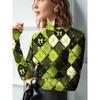 Autumn and Winter Wear Inside and Outside Gentle Wind Women Slim Long Sleeves Cross Turtleneck Design Fashion T-shirt Top