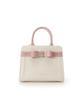 SAMANTHAVEGA Aristocats Collection Pink Shoulder Bag "The Marie" Handbag, & White, 2-Way