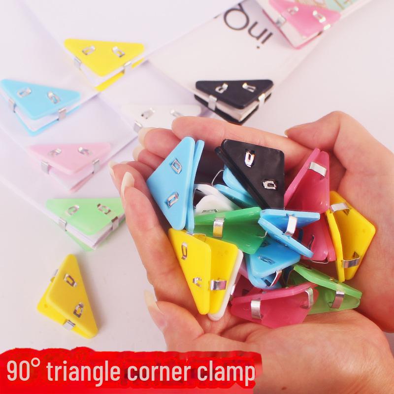 Triangle Clip: Anti-Roll Book Corner Holder for Students' Homework