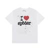 2025 European and American Trend Sp5der New 555555 Phobia NY Spider Web Letter Cotton Couple Short