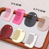 Fashionable Mini Comb Necklace Pendant Portable Hairbrush for Stylish Women Hair Grooming Tool Unique Accessories