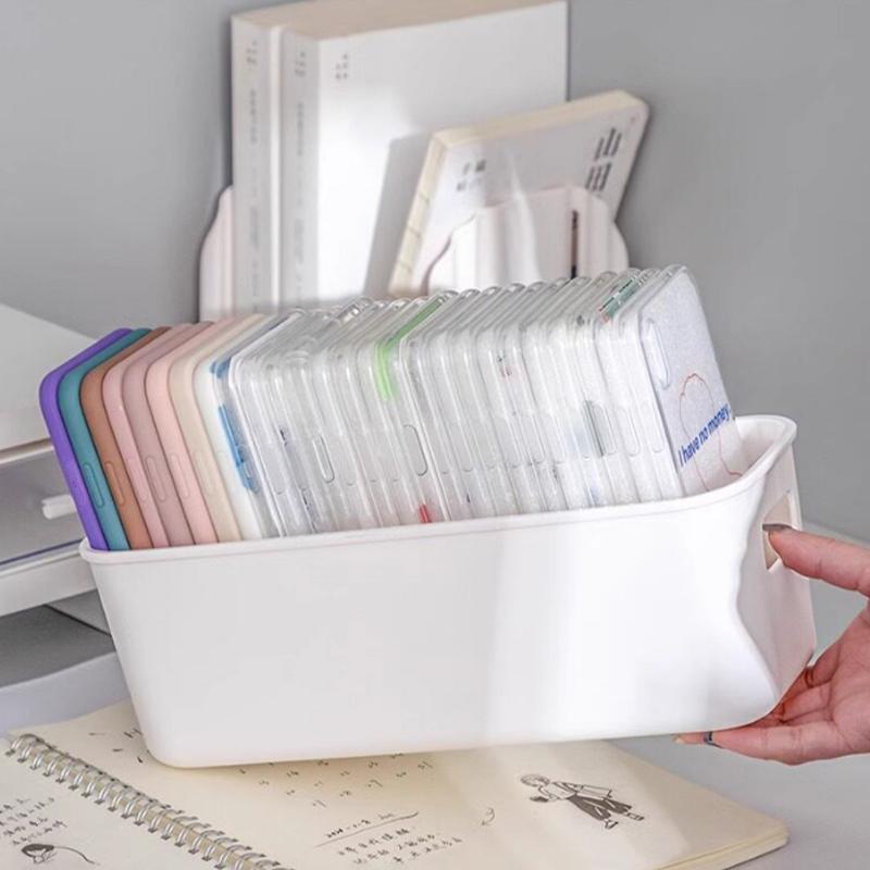 Thickened Rectangular Storage Box For Cosmetics Socks Cards Snacks Phone Cases And Living Room Drawers/Gap Storage