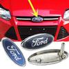 14.5X6cm Emblem for Mondeo Explorer Focus 2 3 Fusion Transit F150 Fiesta Car Logo Front Grille Trunk Badge Sticker Styling