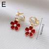 Fashion Bowknot Earrings Pearl Ear Clips Flower Star Moon Jewelry