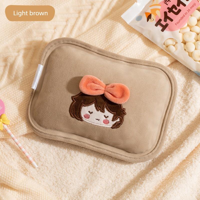 Tianhong Mini Rechargeable Explosion-Proof Hot Water Bag Children's Anti-Scald Suede Hot-Water Bag Pocket Electric Warming Warmer