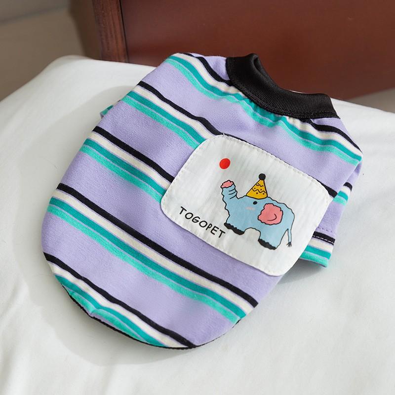 

Spring and summer pet clothing teddy bear medium and small dog two-legged vest thin breathable cat and dog clothes XS (recommended weight 1-1.5 kg)