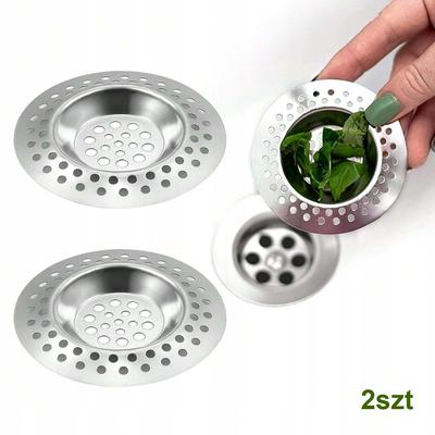 Steel Strainer for Sinks, Stainless Steel Sinks, Set of 2 Strainers
