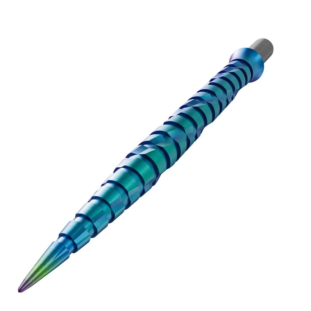Cuesoul TOUCH POINT II Replacement Dart Steel Color Titanium Pack of 3 Tips, Point, Design, Coated, (CSDA-GZ9-Q33)