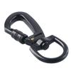 1 ks venkovní D-typová přezka automaticky zajišťovací karabina s otočným kroužkem