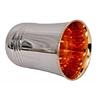 Steel Copper Glass Tumbler Set (Silver and Brown, 250 ml Each) - 4 Pieces
